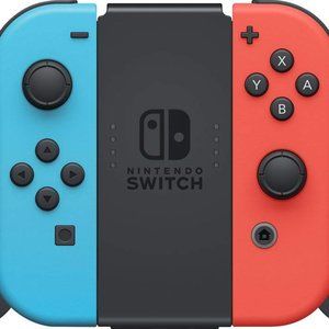 Nintendo Switch 32GB Console Video Games w/ 32GB Memory Card | Neon Red/Neon Blu